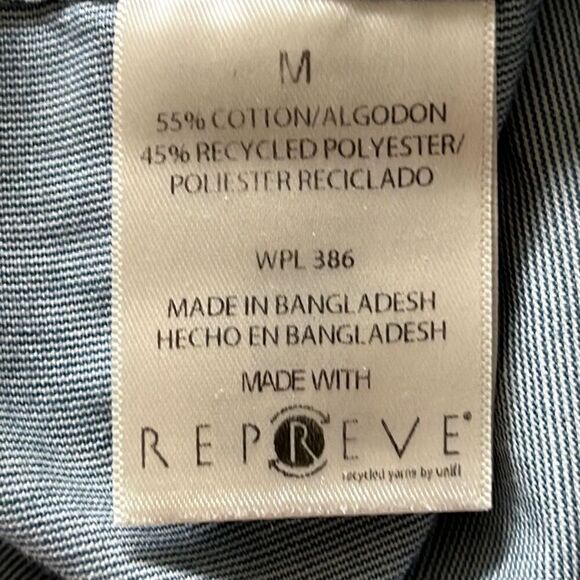 Life Khaki Slim Fit Double Pocket Button Front Shirt Mens M - Picture 9 of 10